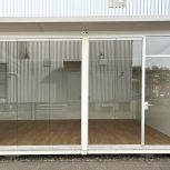 Glastrennwand zu Aussenbereich