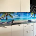 Küchenrückwand aus Glas mit Digitaldruck