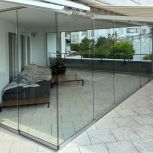 Terrassenschiebeverglasung zum öffnen von Wintergarten
