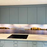 Küchenrückwand aus Glas mit Digitaldruck