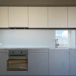 Küchenrückwand weiss lackiert